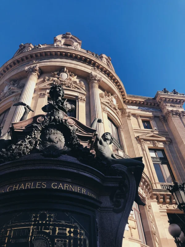 close up to the opera garnier